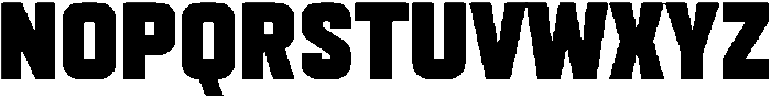 Factory Sans Black otf (900) Font UPPERCASE