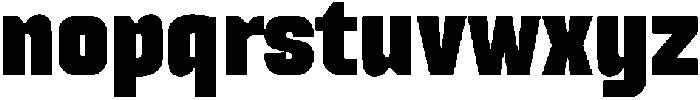Factory Sans Black otf (900) Font LOWERCASE