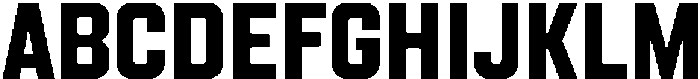 Factory Sans Bold otf (700) Font UPPERCASE