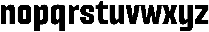 Factory Sans Bold otf (700) Font LOWERCASE