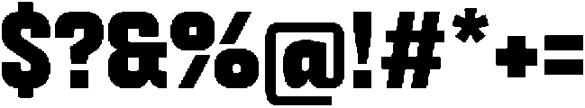 Factory Sans Extra Bold otf (700) Font OTHER CHARS