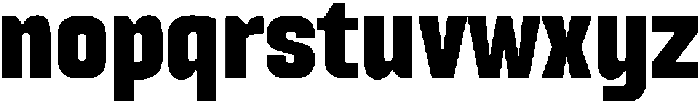 Factory Sans Extra Bold otf (700) Font LOWERCASE