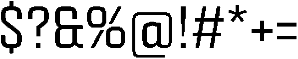Factory Sans Light otf (300) Font OTHER CHARS