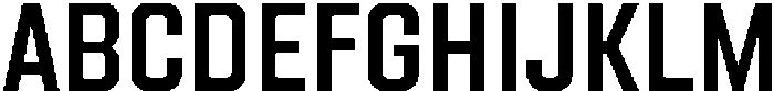 Factory Sans Medium otf (500) Font UPPERCASE