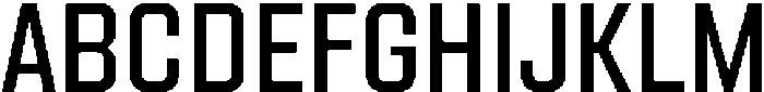 Factory Sans Regular otf (400) Font UPPERCASE