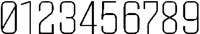 Factory Sans Thin otf (100) Font OTHER CHARS
