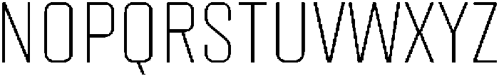 Factory Sans Thin otf (100) Font UPPERCASE