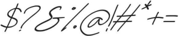 Factually Handwriting Alternate Italic otf (400) Font OTHER CHARS