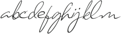Factually Handwriting Alternate Italic otf (400) Font LOWERCASE