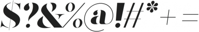 Factum Bold Stencil Oblique otf (700) Font OTHER CHARS