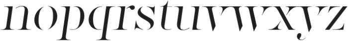Factum Light Stencil Oblique otf (300) Font LOWERCASE