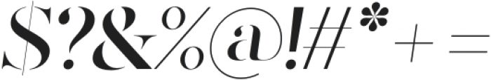 Factum Regular Stencil Oblique otf (400) Font OTHER CHARS