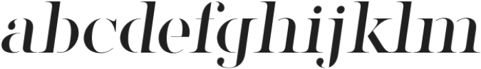 Factum Regular Stencil Oblique otf (400) Font LOWERCASE