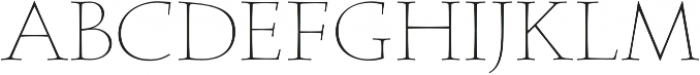 Faded Grandeur Thin otf (100) Font LOWERCASE