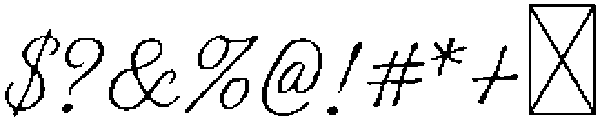 FadedPencil Regular otf (400) Font OTHER CHARS