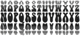 Fadefunk Stacked otf (400) Font UPPERCASE
