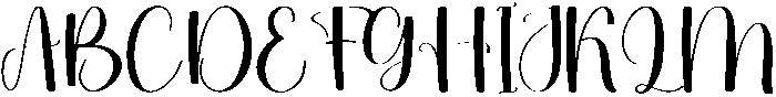 Fadetta Regular otf (400) Font UPPERCASE