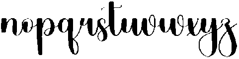 Fadetta Regular otf (400) Font LOWERCASE