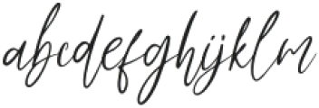 Fadhillah Signature Regular otf (400) Font LOWERCASE