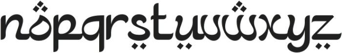 Faditjah Regular otf (400) Font LOWERCASE
