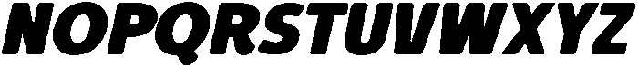 Fadone Italic otf (400) Font UPPERCASE