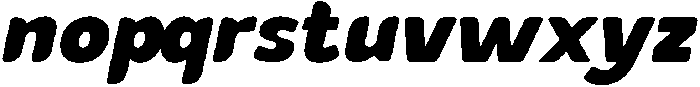 Fadone Italic otf (400) Font LOWERCASE