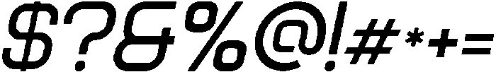 Faggoe Italic otf (400) Font OTHER CHARS