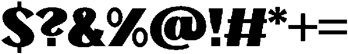 Fagi Black otf (900) Font OTHER CHARS