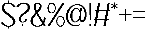 Fagi Extra Light otf (200) Font OTHER CHARS