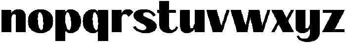 Fagi Extrabold otf (700) Font LOWERCASE