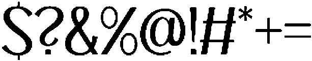 Fagi Light otf (300) Font OTHER CHARS