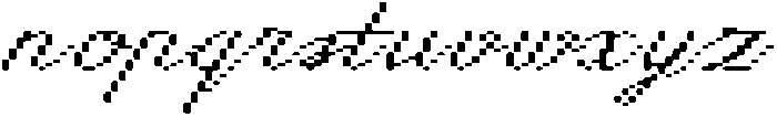 Faint Era Script Regular otf (400) Font LOWERCASE