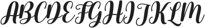 FairladyItalic-Italic otf (400) Font UPPERCASE