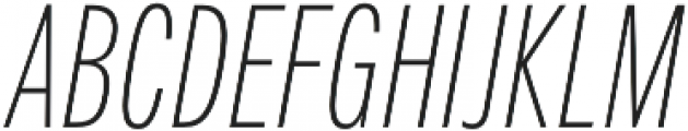 Fairweather ExtraLight Italic otf (200) Font UPPERCASE
