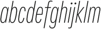 Fairweather ExtraLight Italic otf (200) Font LOWERCASE