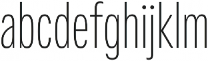 Fairweather ExtraLight otf (200) Font LOWERCASE