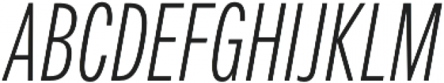 Fairweather Light Italic otf (300) Font UPPERCASE