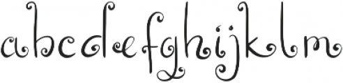 FairyLand Regular otf (400) Font LOWERCASE