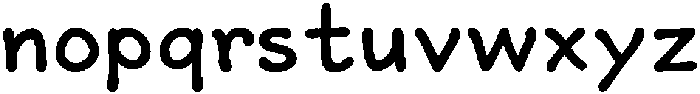 FairySilk-Bold otf (700) Font LOWERCASE