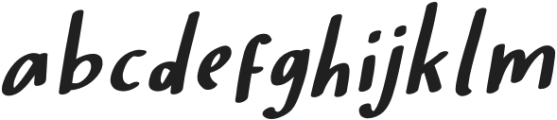 FairyTales-Italic otf (400) Font LOWERCASE