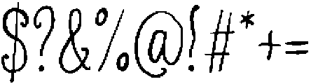 Fairyline Regular otf (400) Font OTHER CHARS
