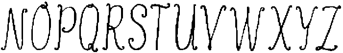Fairyline Regular otf (400) Font UPPERCASE