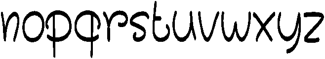 Fairytale Regular otf (400) Font LOWERCASE