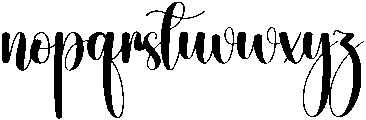 Fairytale Regular otf (400) Font LOWERCASE
