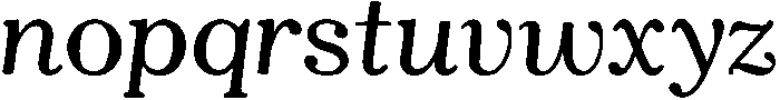 Fairytale Regular otf (400) Font LOWERCASE