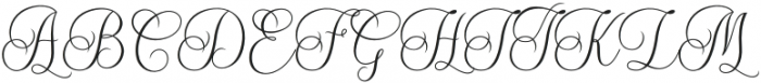 Fairytales Script Font Regular otf (400) Font UPPERCASE