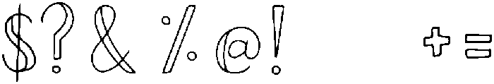 Fairytales otf (400) Font OTHER CHARS