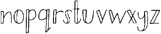 Fairytales otf (400) Font LOWERCASE