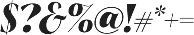 Faithful Colony ExtraBold Italic otf (700) Font OTHER CHARS