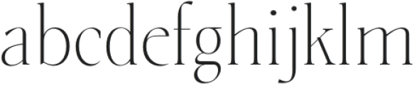 Faithful Colony Thin otf (100) Font LOWERCASE